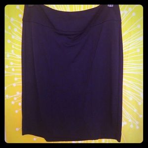 Cabi Navy Ponte Skirt